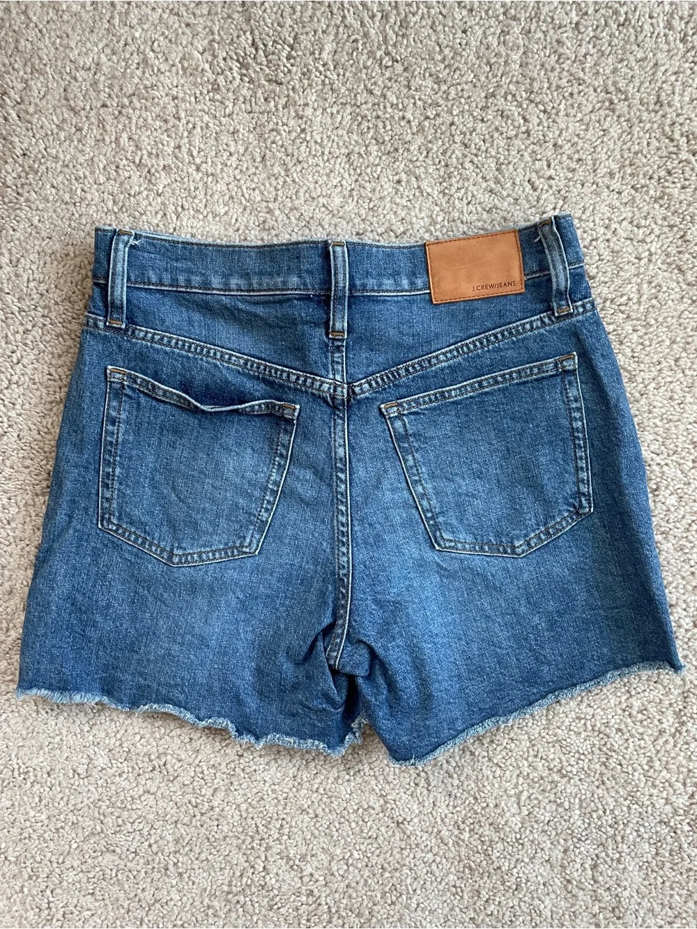 J. Crew Denim High-Rise Frayed 3.75